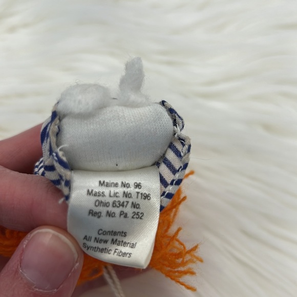 π Angel Ornament Orange Hair Blue Striped Dress HALLMARK π $1 when Bundled π - Picture 5 of 7